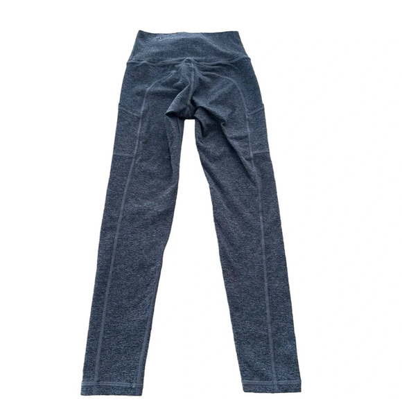 Offline Aerie size Small Blue Heather The Hugger Hi Rise Leggings Side Pockets - Picture 2 of 5